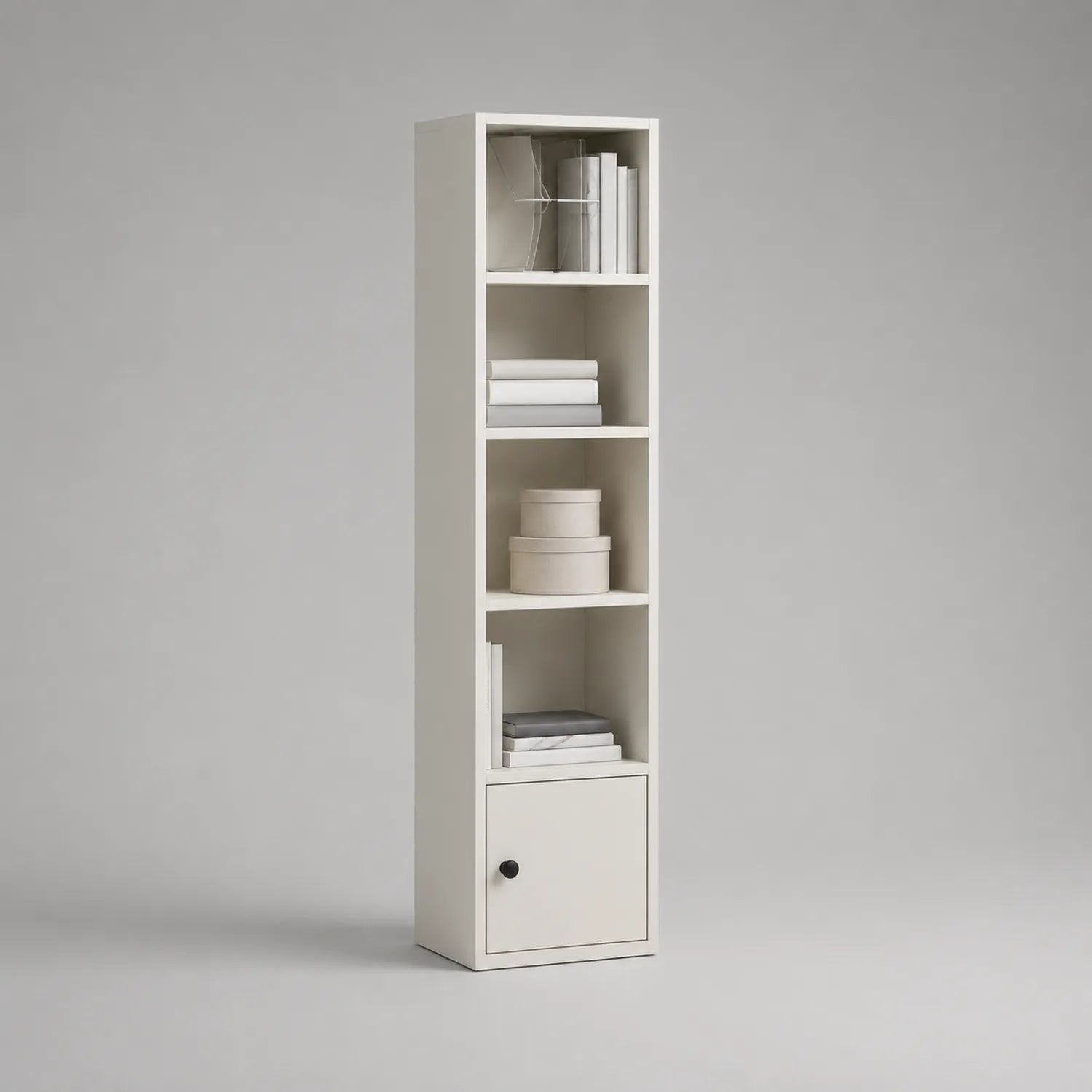 Bücherregal Holz Weiß 180cm x 40cm x 35cm