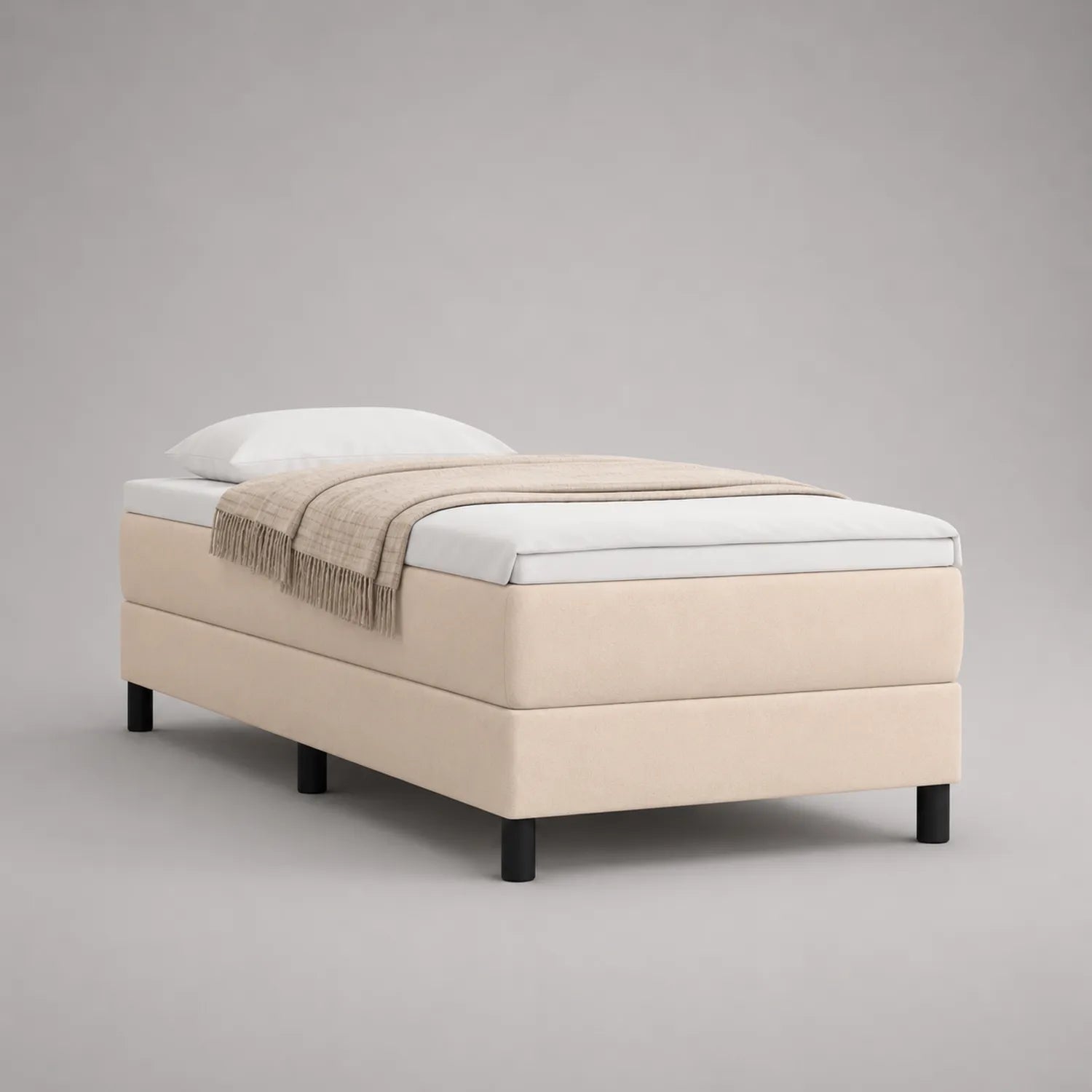 Boxspringbett Einzelbett Mikrofaser 200x100 cm