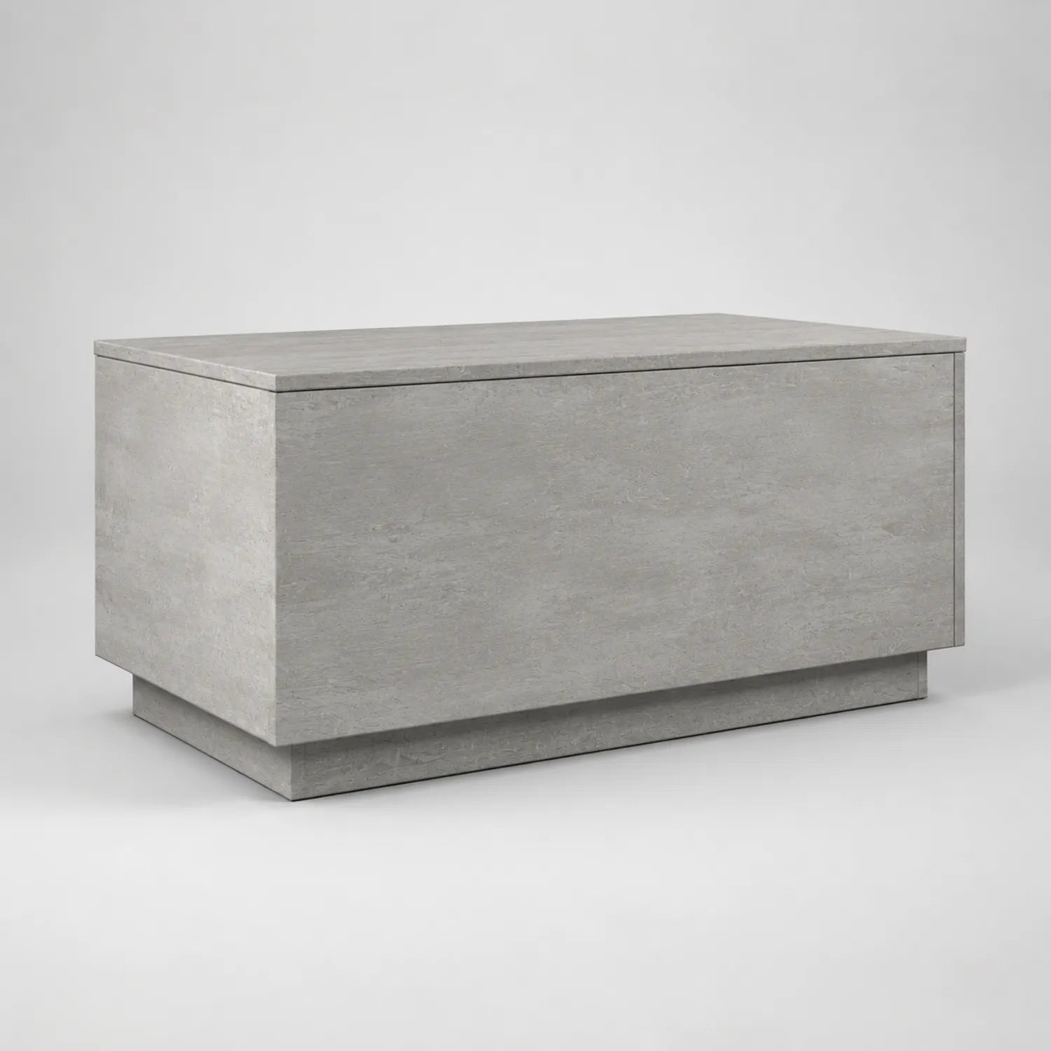 Rechteckiger Couchtisch aus MDF in Betonoptik