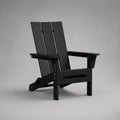 Adirondack Gartenstuhl Holz Schwarz 90x75x90 cm