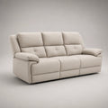 3-Sitzer Sofa Stoff Beige 210cm
